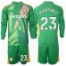 Aston Villa Emiliano Martinez #23 Keeper Hjemmedraktsett Barn 2024-25 Langermet (+ Korte bukser)